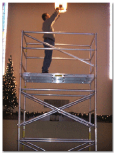Produits de Vault - R�serves d'�chafaudage En aluminium