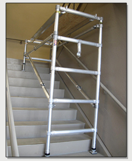 Vault Stairwell Scaffold